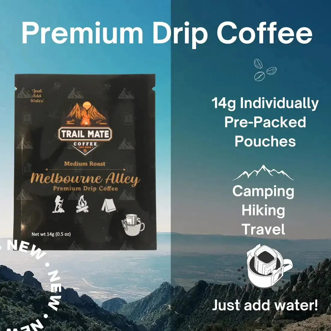 Melbourne Alley Premium 14g Drip Filter Coffee 10 Pack